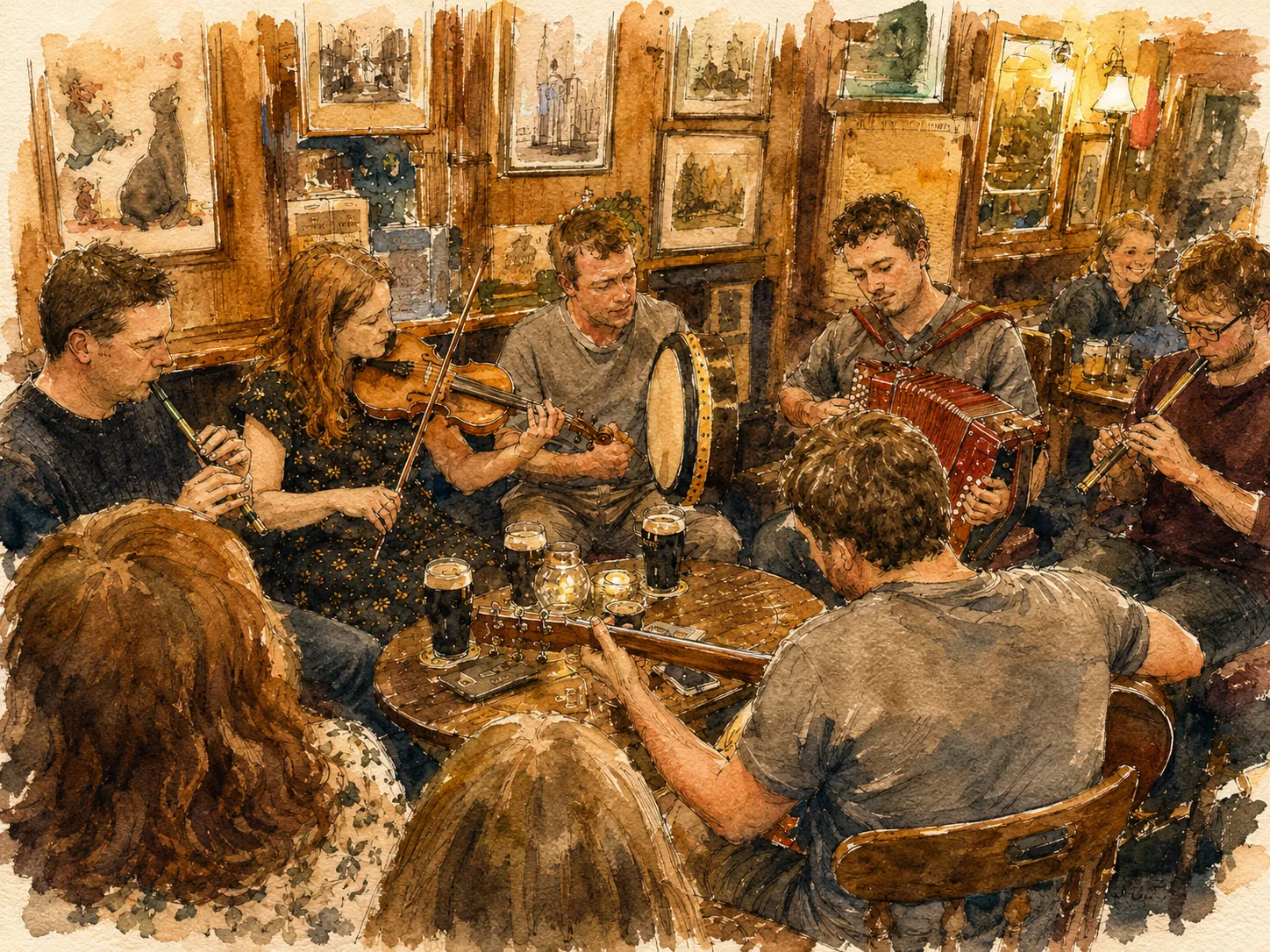 Traditional set dancing sessions in Dublin