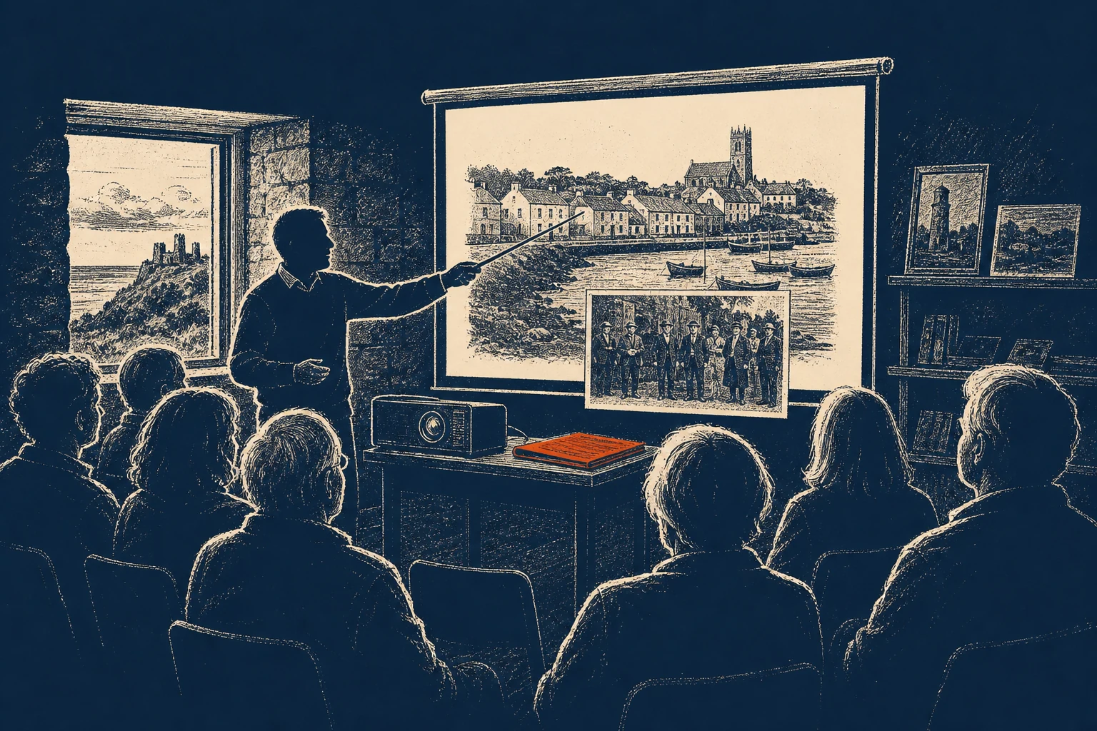 Local history talk at Ballymahon Library, County Longford